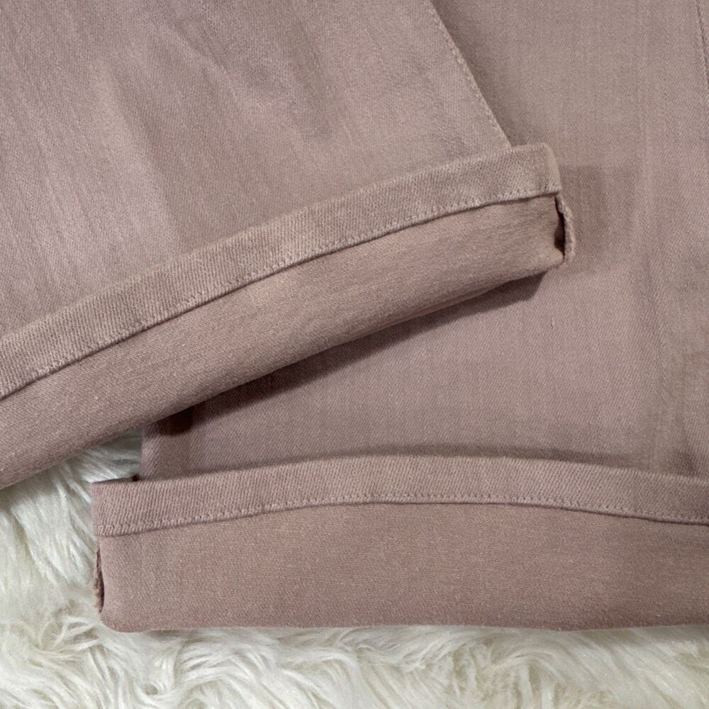 Frame X Aerin Le Crop Mini Boot Jeans 24 (25x26.5) Dusty Rose Ankle Hemmed Women - Picture 8 of 12